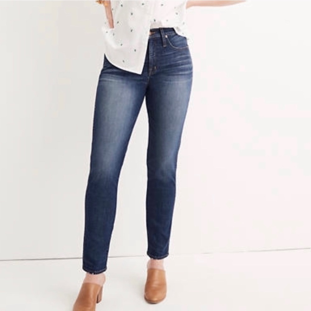 NEW Madewell Alley Straight Jeans